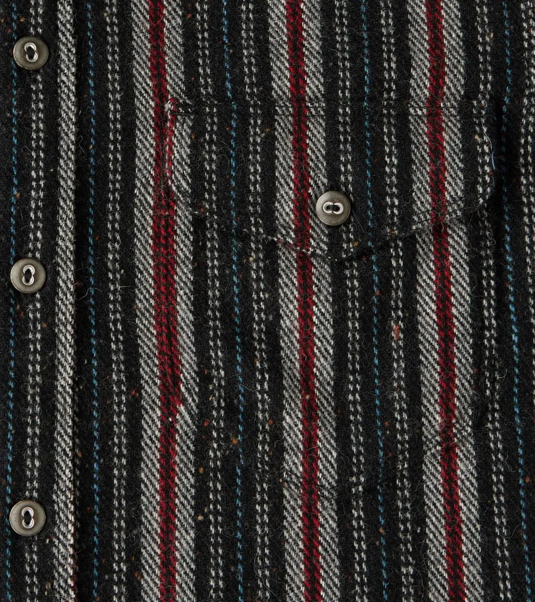 Bodie - Japanese Wool Blend Twill - Black Stripe sold by Division Road product image thumbnail 5