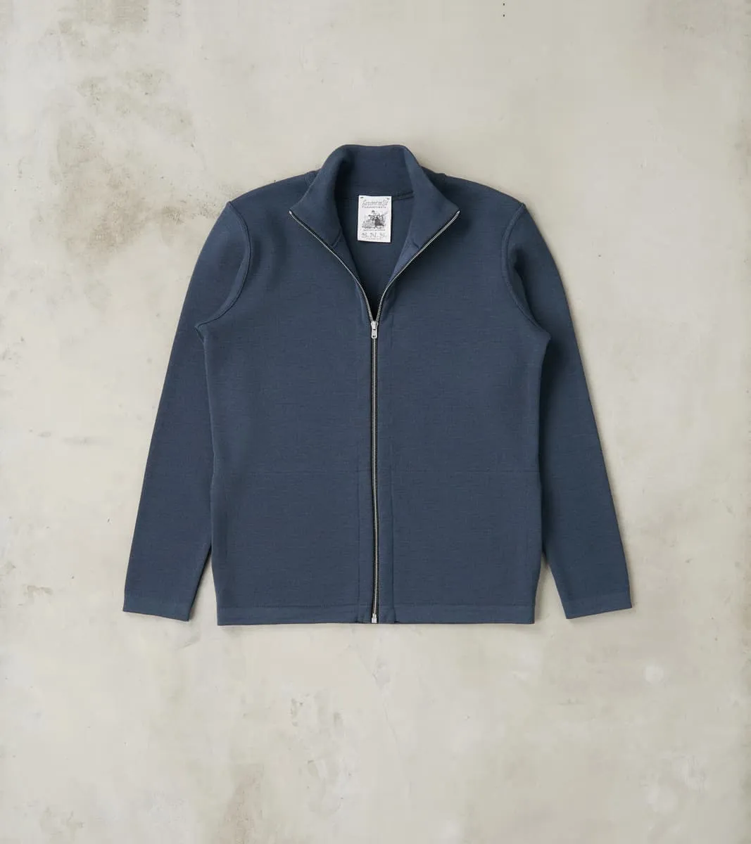 Naval II Full Zip - Faded Mineral Blue sold by Division Road