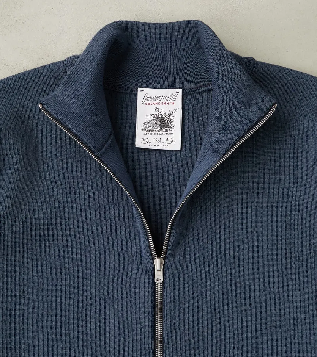 Naval II Full Zip - Faded Mineral Blue sold by Division Road product image thumbnail 4