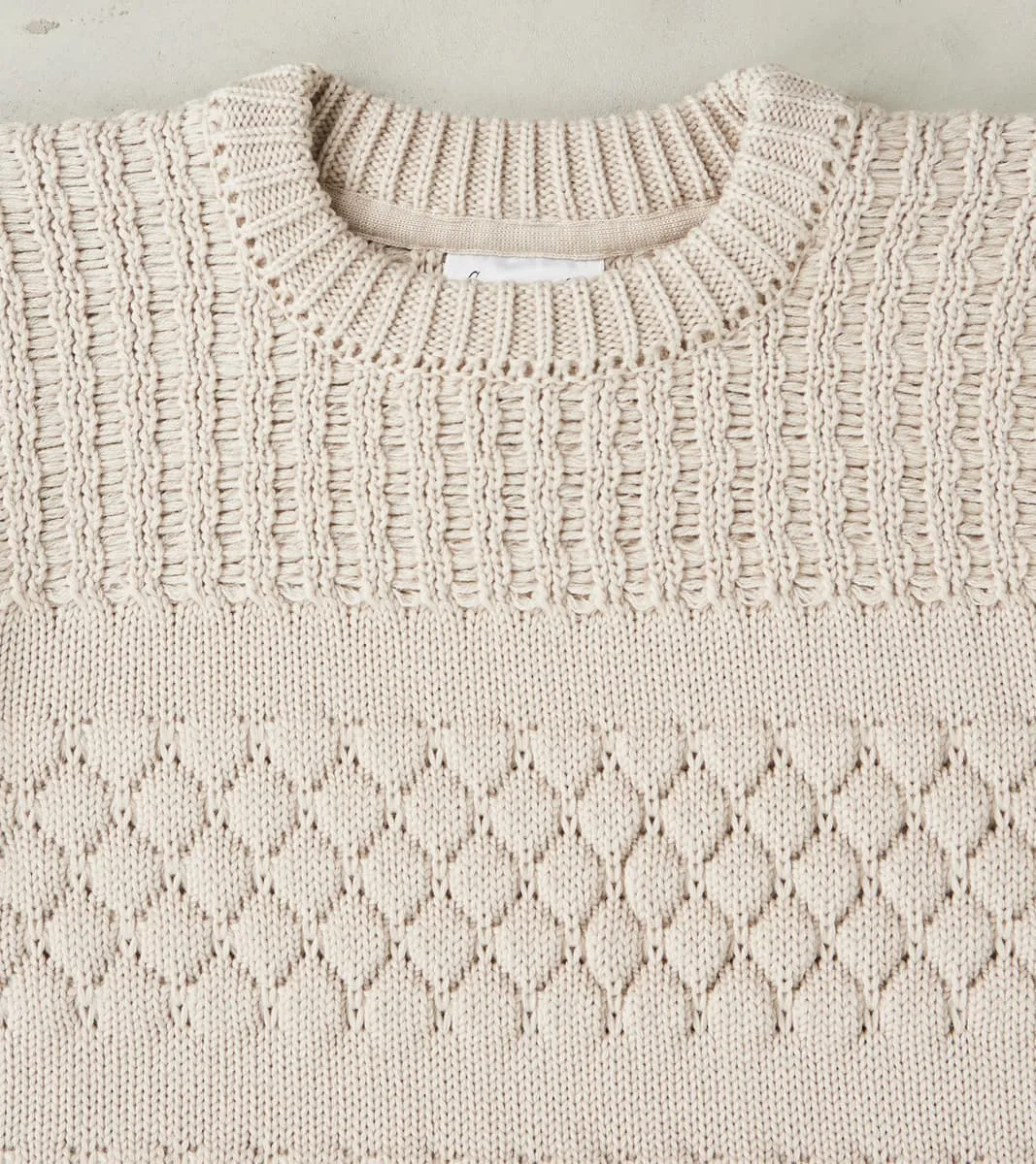 Macro Crewneck - Stone White sold by Division Road product image thumbnail 3