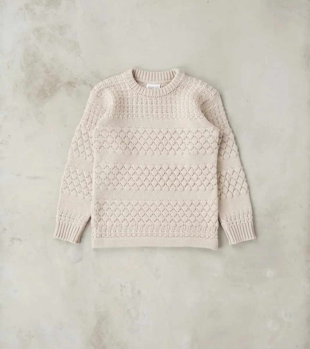 Macro Crewneck - Stone White sold by Division Road