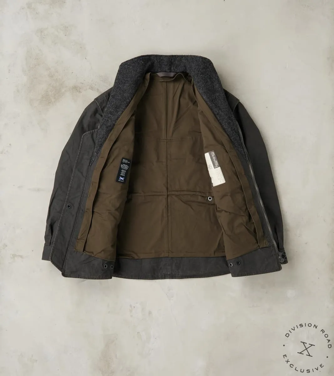 English Cyclops Dispatch Jacket - H.Stevensons® Black Vintage Military Waxed Canvas sold by Division Road product image thumbnail 3