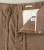 Washed Yak Wool Lounge Trouser - Undyed Taupe sold by Division Road