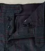 L-Pocket Pant - Glen Plaid Wool Blend Cloth - Navy sold by Division Road