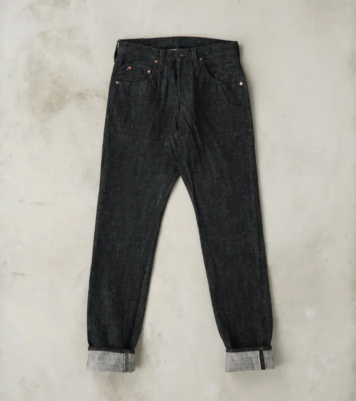 S211BK 17oz Koku Benkei Black - Relaxed Tapered sold by Division Road