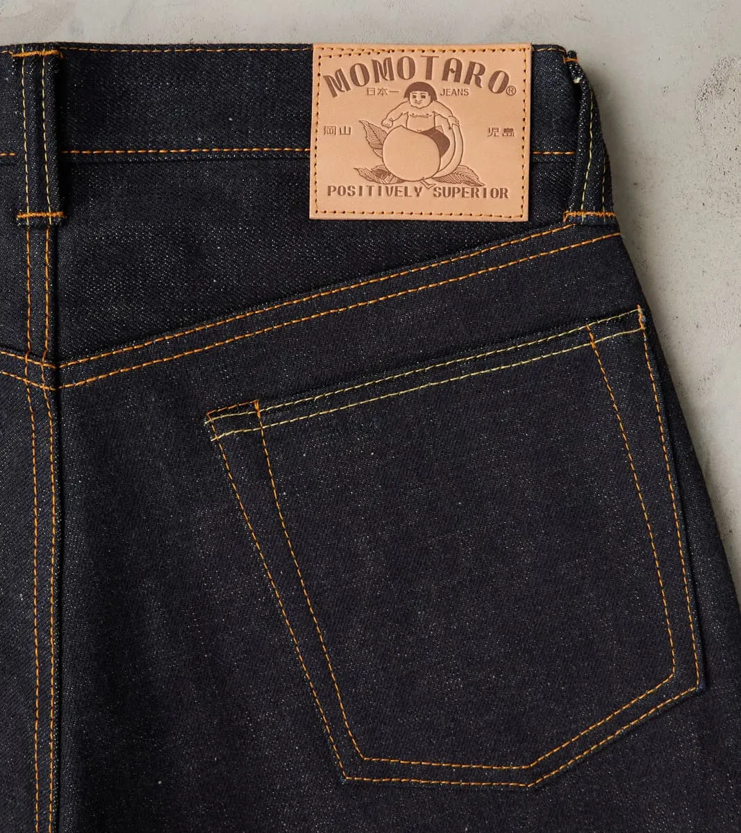 0405-BE - High Tapered - 18oz Indigo x Beige sold by Division Road product image thumbnail 3