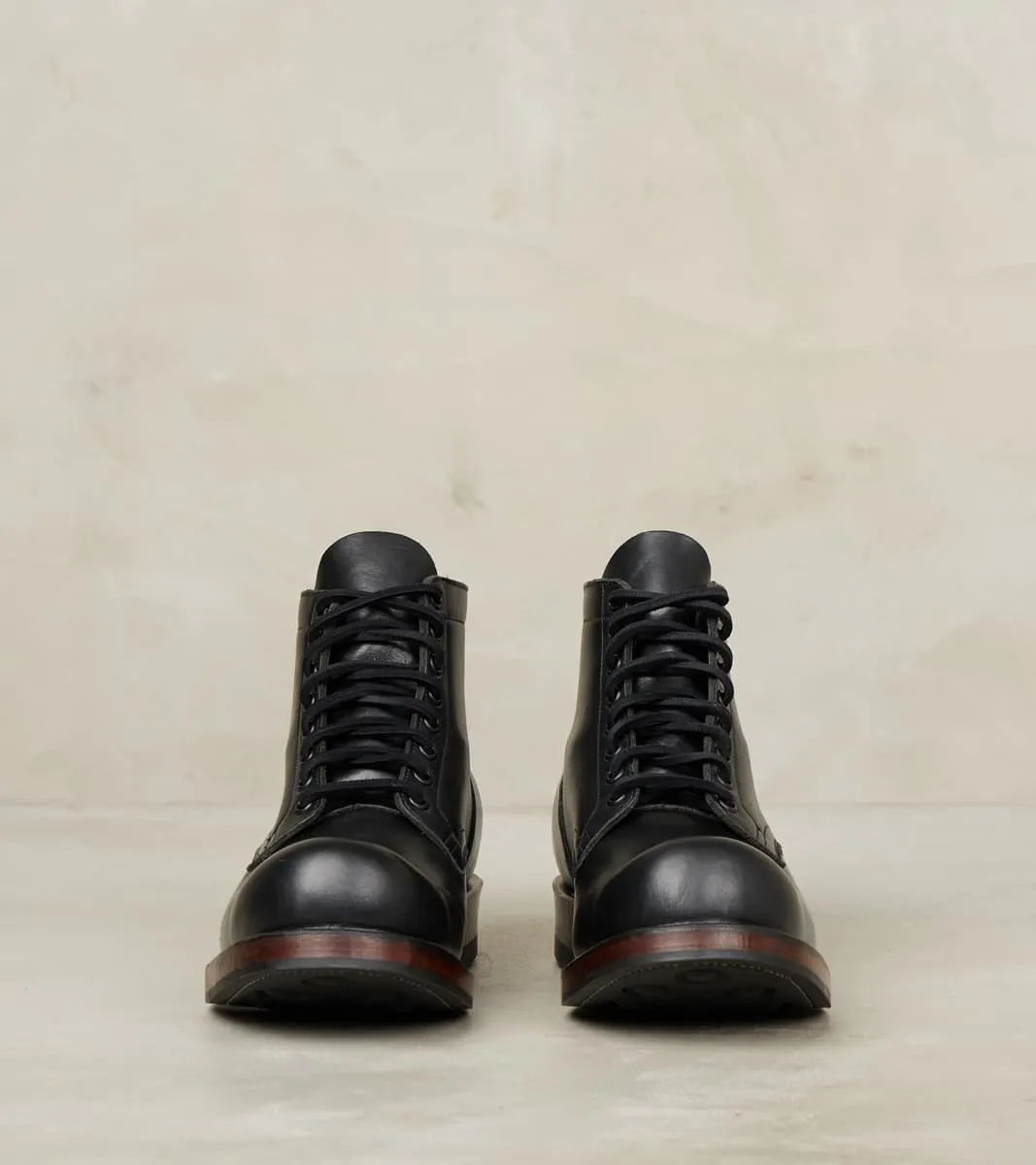 Service Boot - 310 - Split Dainite - Horween Black Wooly CXL sold by Division Road product image thumbnail 4