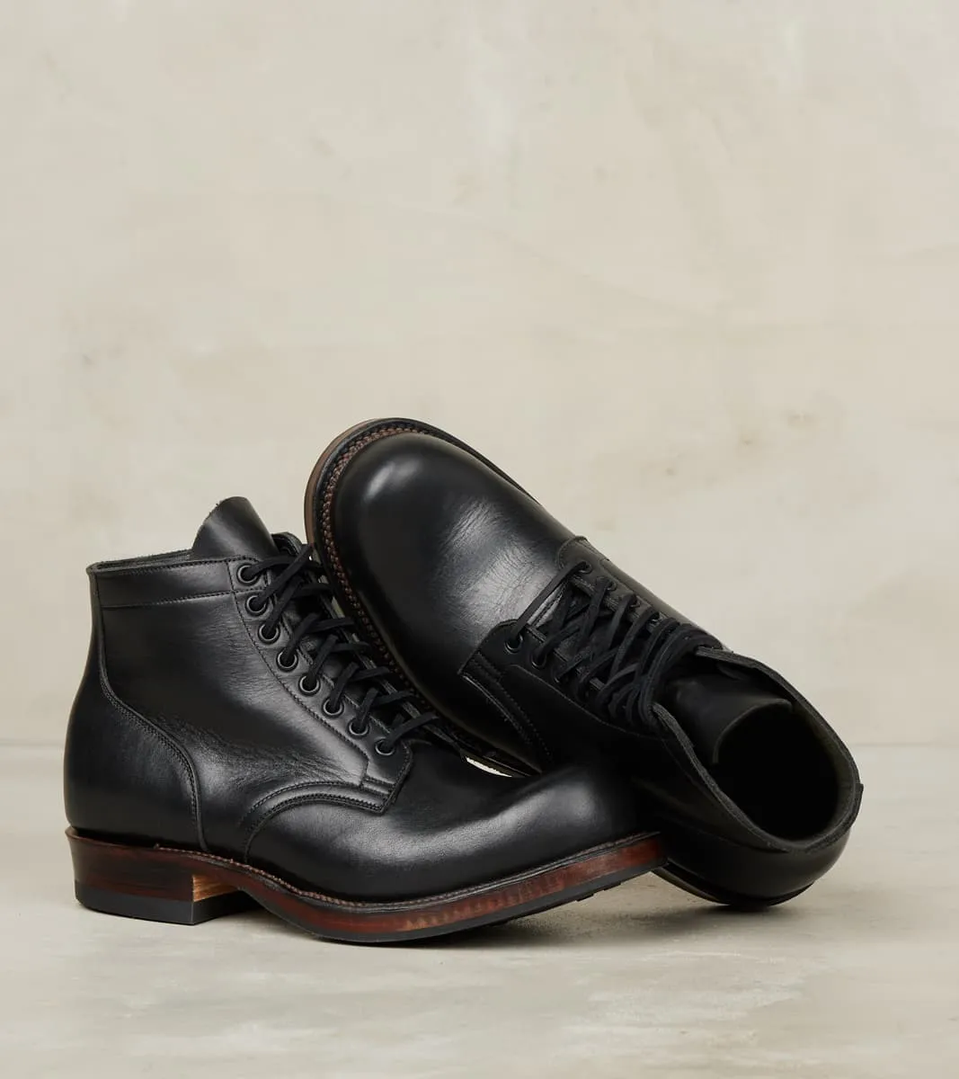 Service Boot - 310 - Split Dainite - Horween Black Wooly CXL sold by Division Road product image thumbnail 3