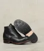 Service Boot - 310 - Split Dainite - Horween Black Wooly CXL sold by Division Road