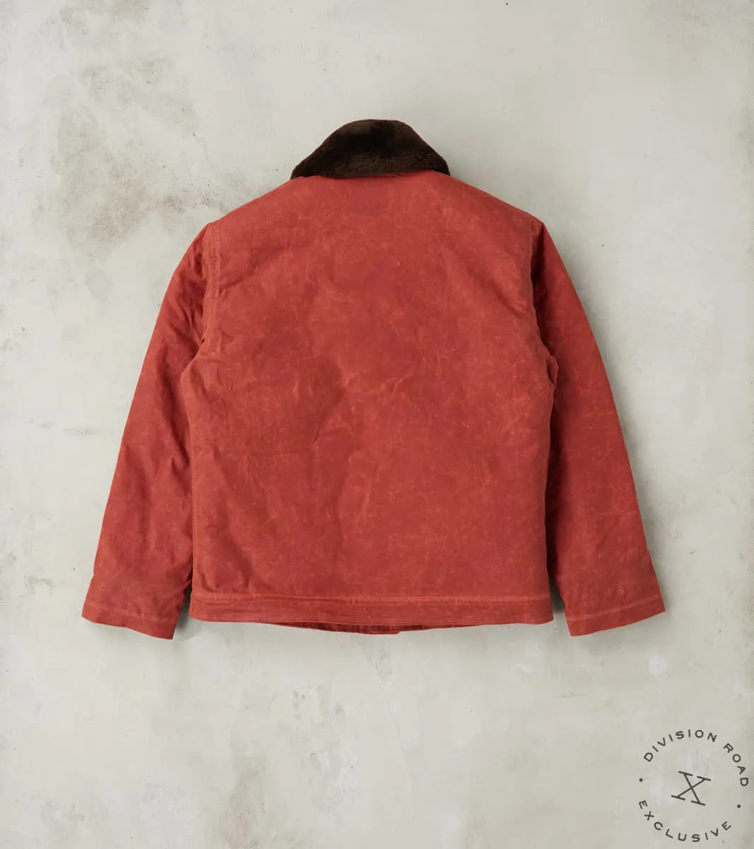 N-1 Deck Jacket - 7oz Martexin Waxed Sailcloth - Brick sold by Division Road product image thumbnail 2