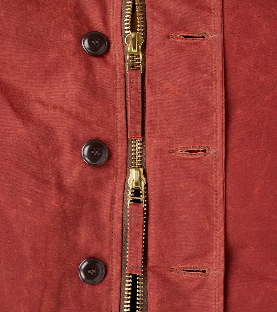 N-1 Deck Jacket - 7oz Martexin Waxed Sailcloth - Brick sold by Division Road product image thumbnail 5