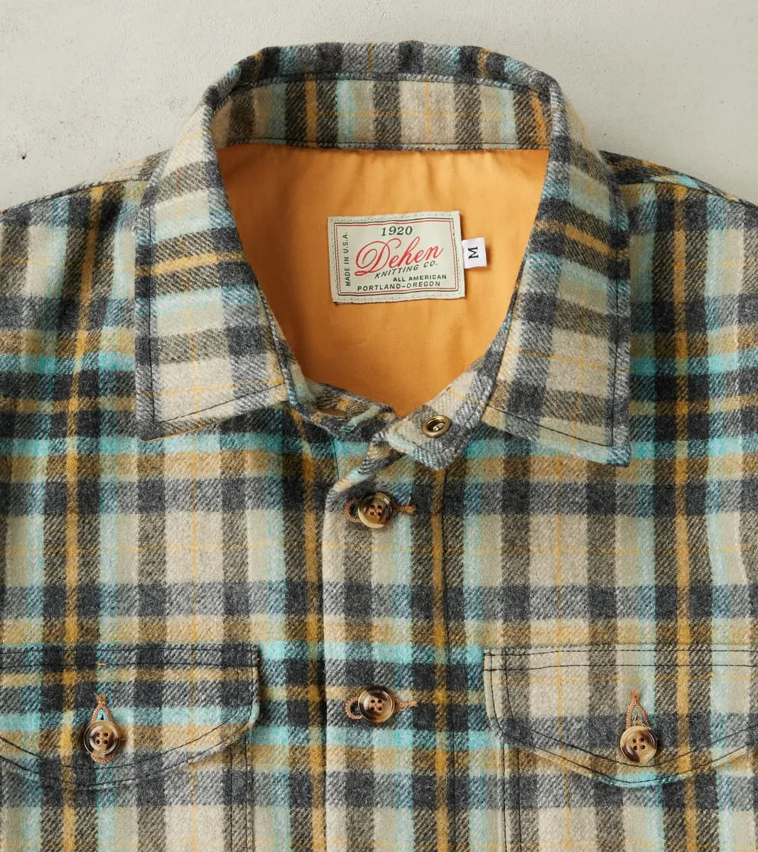 Crissman Overshirt - Fox Brothers® Flannel - Parisian Check Twill sold by Division Road product image thumbnail 4