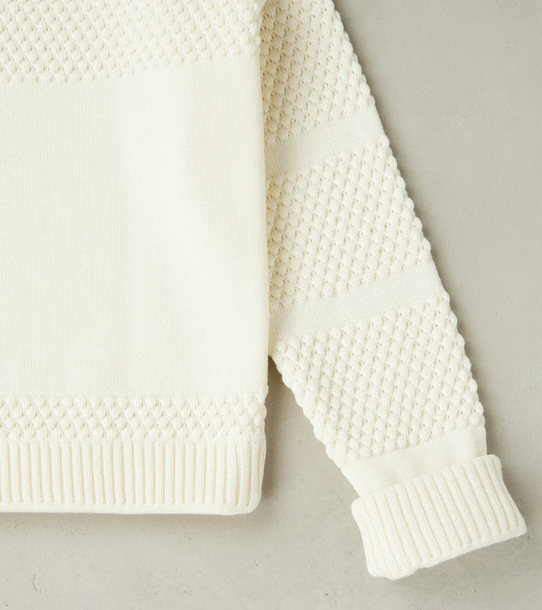 Fisherman II Crewneck - Natural White sold by Division Road product image thumbnail 5