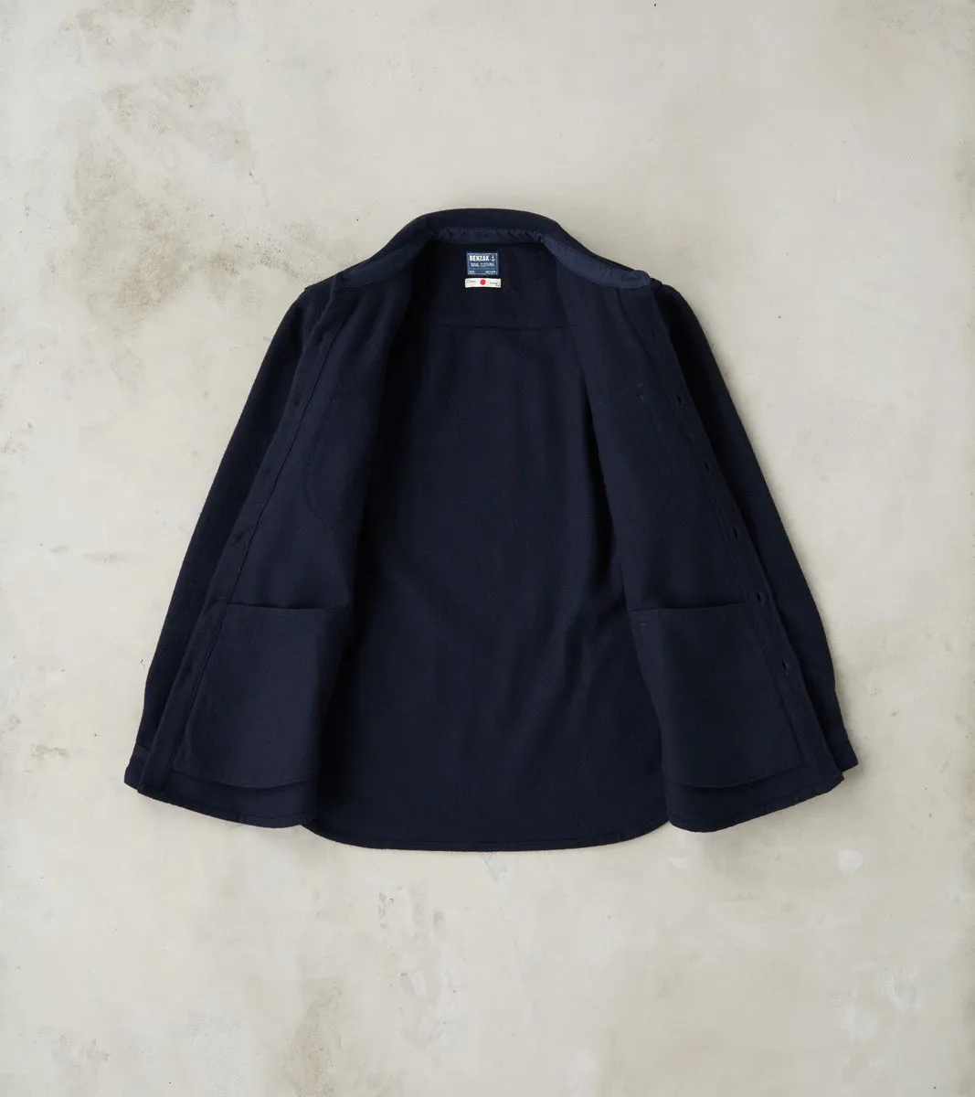 BWS-05 - CPO Overshirt - 14oz Dark Navy Wool Mosser sold by Division Road product image thumbnail 3