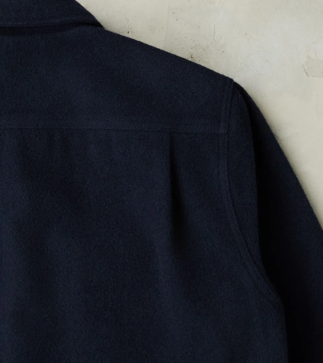 BWS-05 - CPO Overshirt - 14oz Dark Navy Wool Mosser sold by Division Road product image thumbnail 5