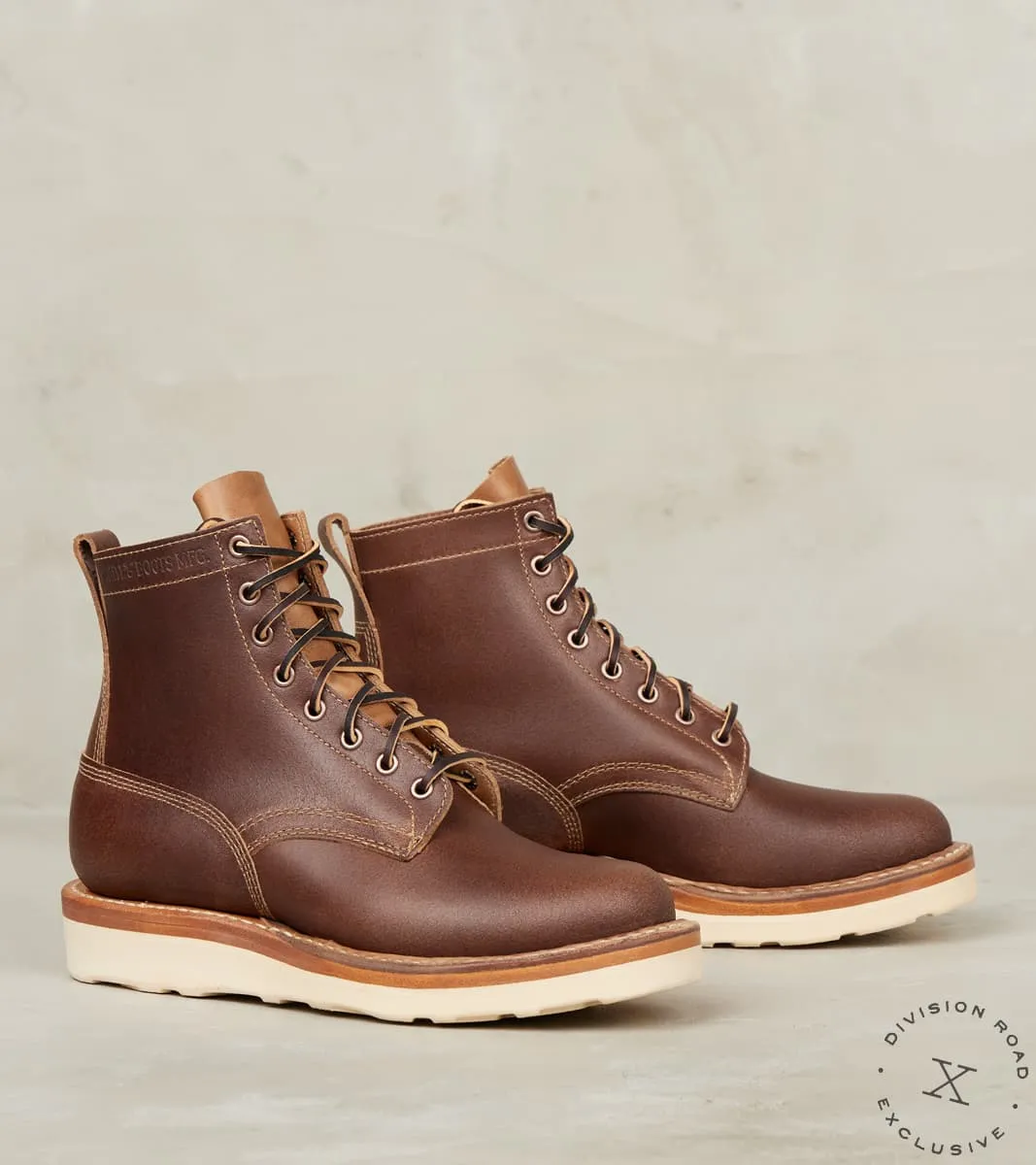 Cruiser 350 - 55 - Vibram 4014 - Horween Natural Waxed Flesh sold by Division Road