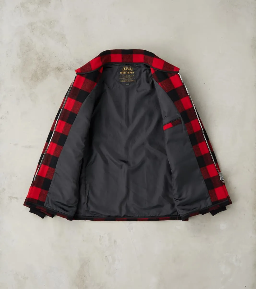 19-RED - Wool Hunting Jacket - Red Buffalo Check sold by Division Road product image thumbnail 3