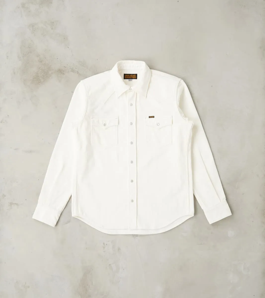 398-WHT - Western - 11oz Off White Corduroy sold by Division Road