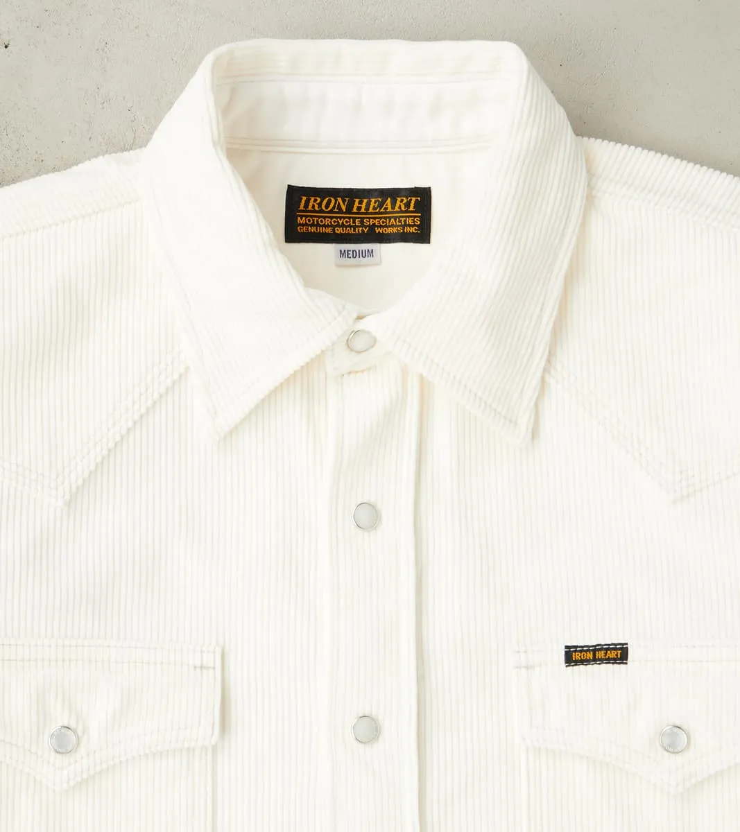 398-WHT - Western - 11oz Off White Corduroy sold by Division Road product image thumbnail 3