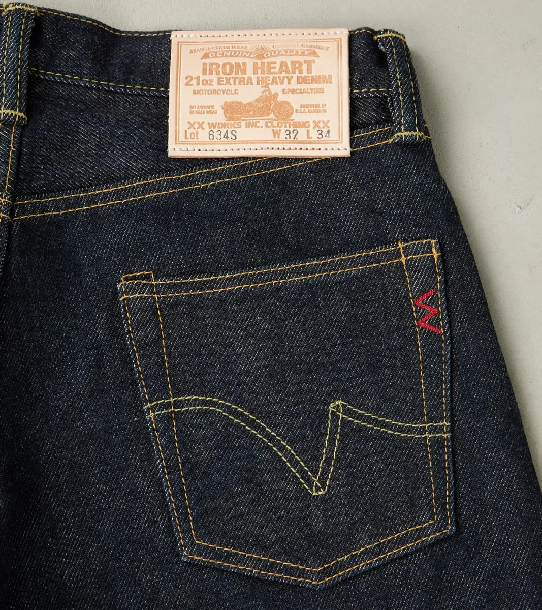 634S - Straight - 21oz Indigo sold by Division Road product image thumbnail 3