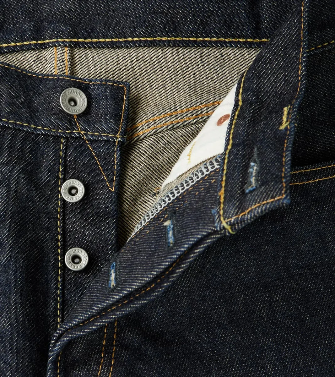 634S - Straight - 21oz Indigo sold by Division Road product image thumbnail 5