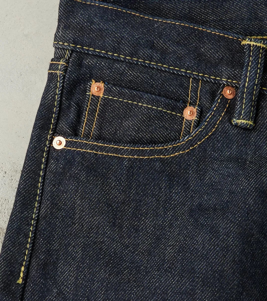 634S - Straight - 21oz Indigo sold by Division Road product image thumbnail 4
