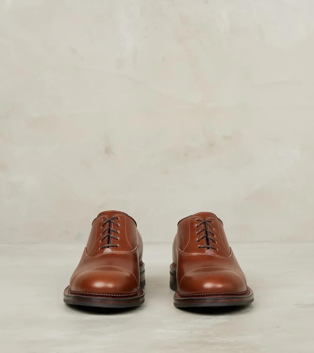 Bastion Oxford - 6478 - Dainite - D'Annonay Cognac Vocalou Calf sold by Division Road product image thumbnail 4