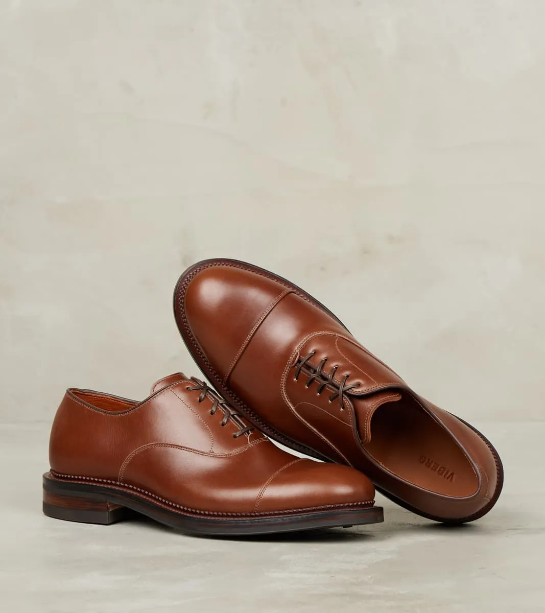 Bastion Oxford - 6478 - Dainite - D'Annonay Cognac Vocalou Calf sold by Division Road product image thumbnail 3