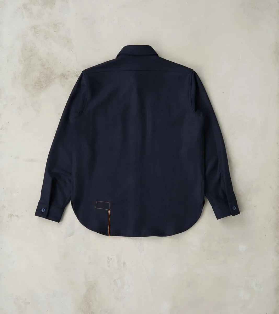 CPO Shirt - Navy Wool Twill sold by Division Road product image thumbnail 2
