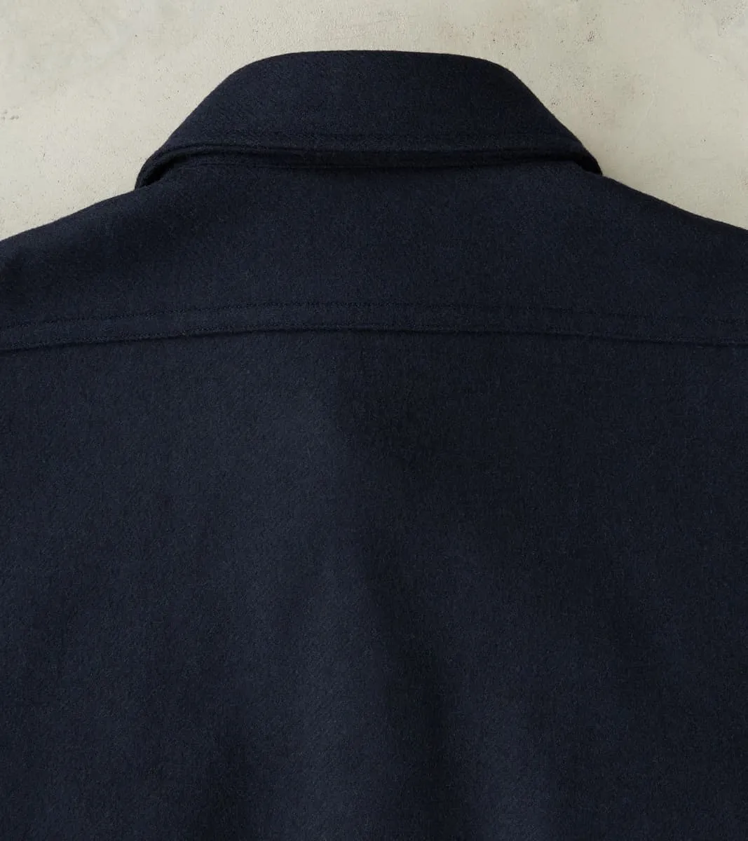 CPO Shirt - Navy Wool Twill sold by Division Road product image thumbnail 5