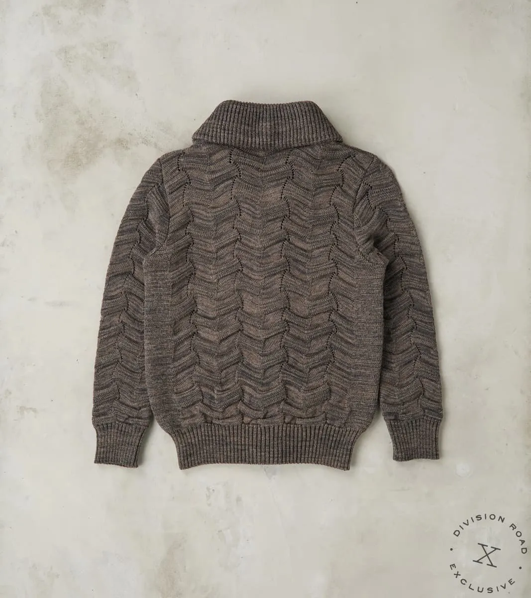 Epigon-III Cardigan - Terra Brown sold by Division Road product image thumbnail 2