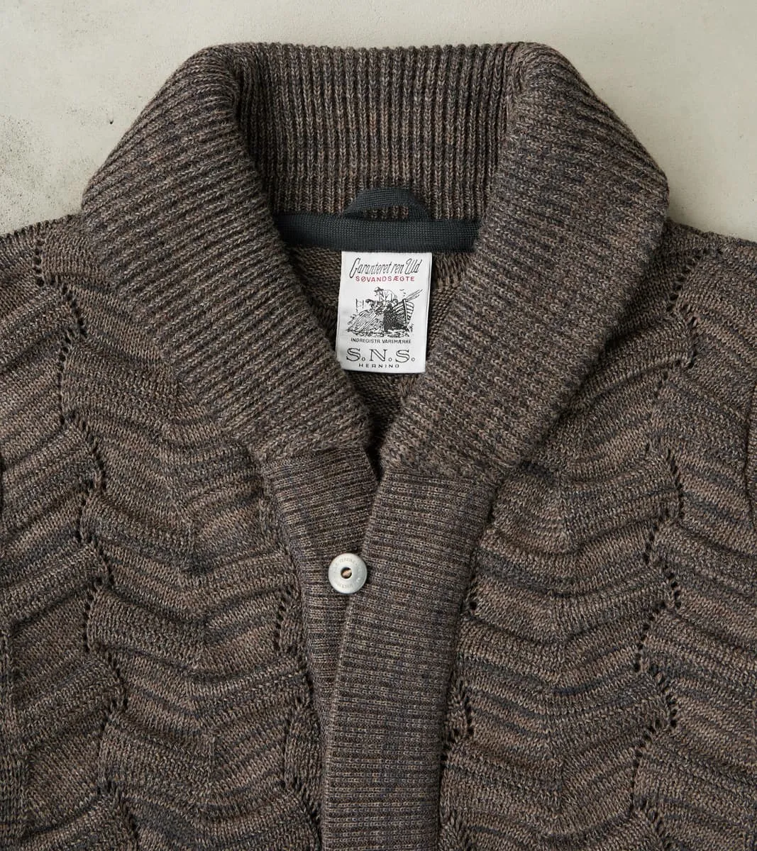 Epigon-III Cardigan - Terra Brown sold by Division Road product image thumbnail 3
