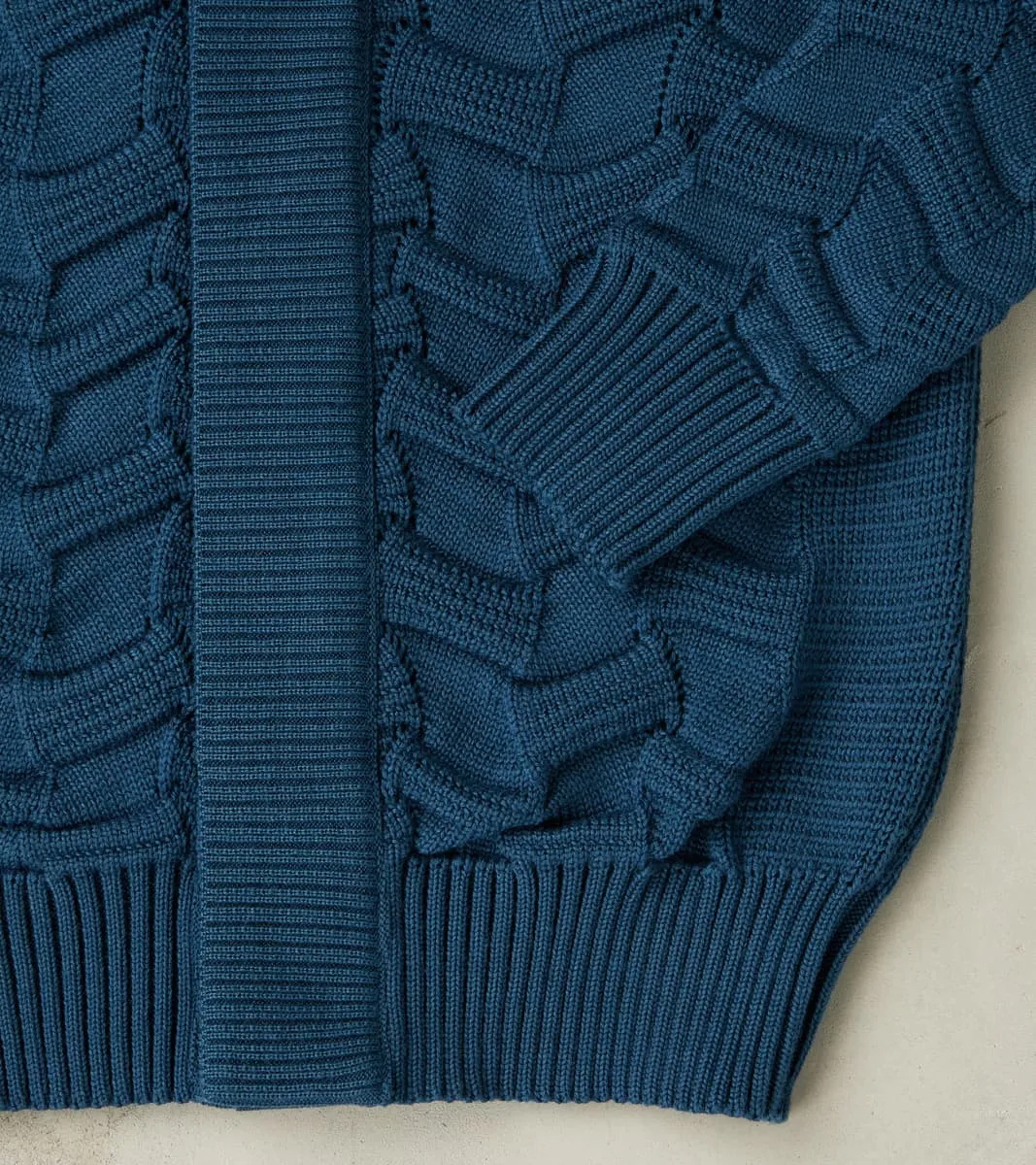 Epigon-III Cardigan - Tidal Blue sold by Division Road product image thumbnail 5