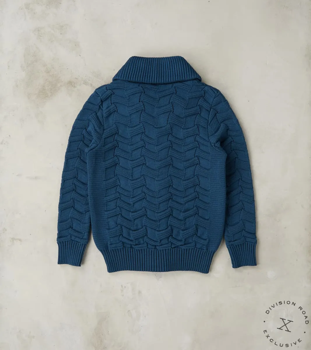 Epigon-III Cardigan - Tidal Blue sold by Division Road product image thumbnail 2
