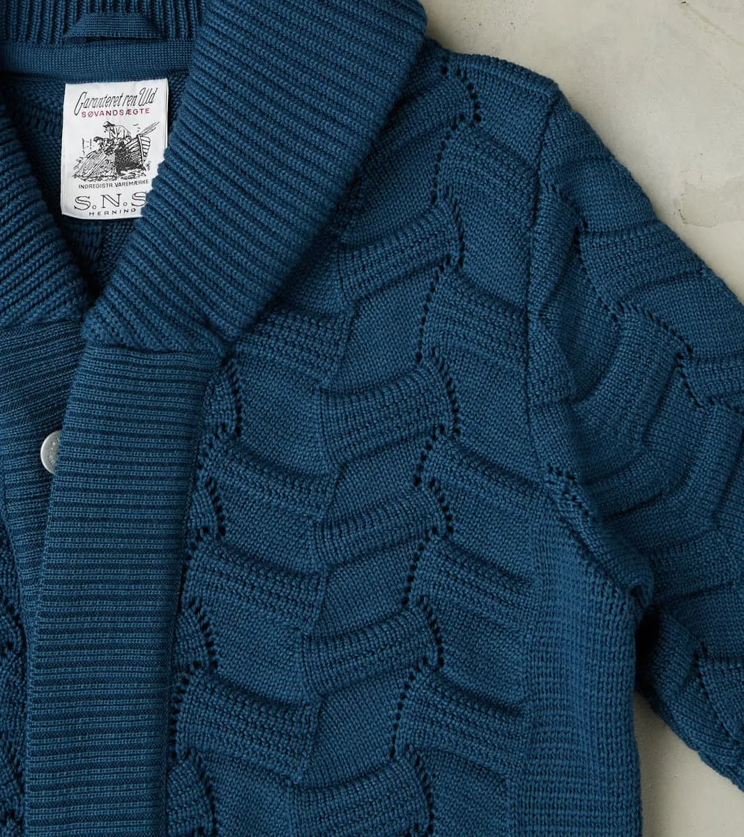 Epigon-III Cardigan - Tidal Blue sold by Division Road product image thumbnail 4
