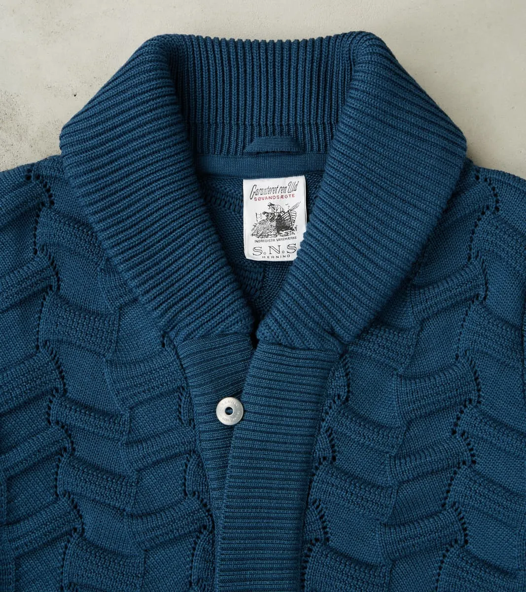Epigon-III Cardigan - Tidal Blue sold by Division Road product image thumbnail 3