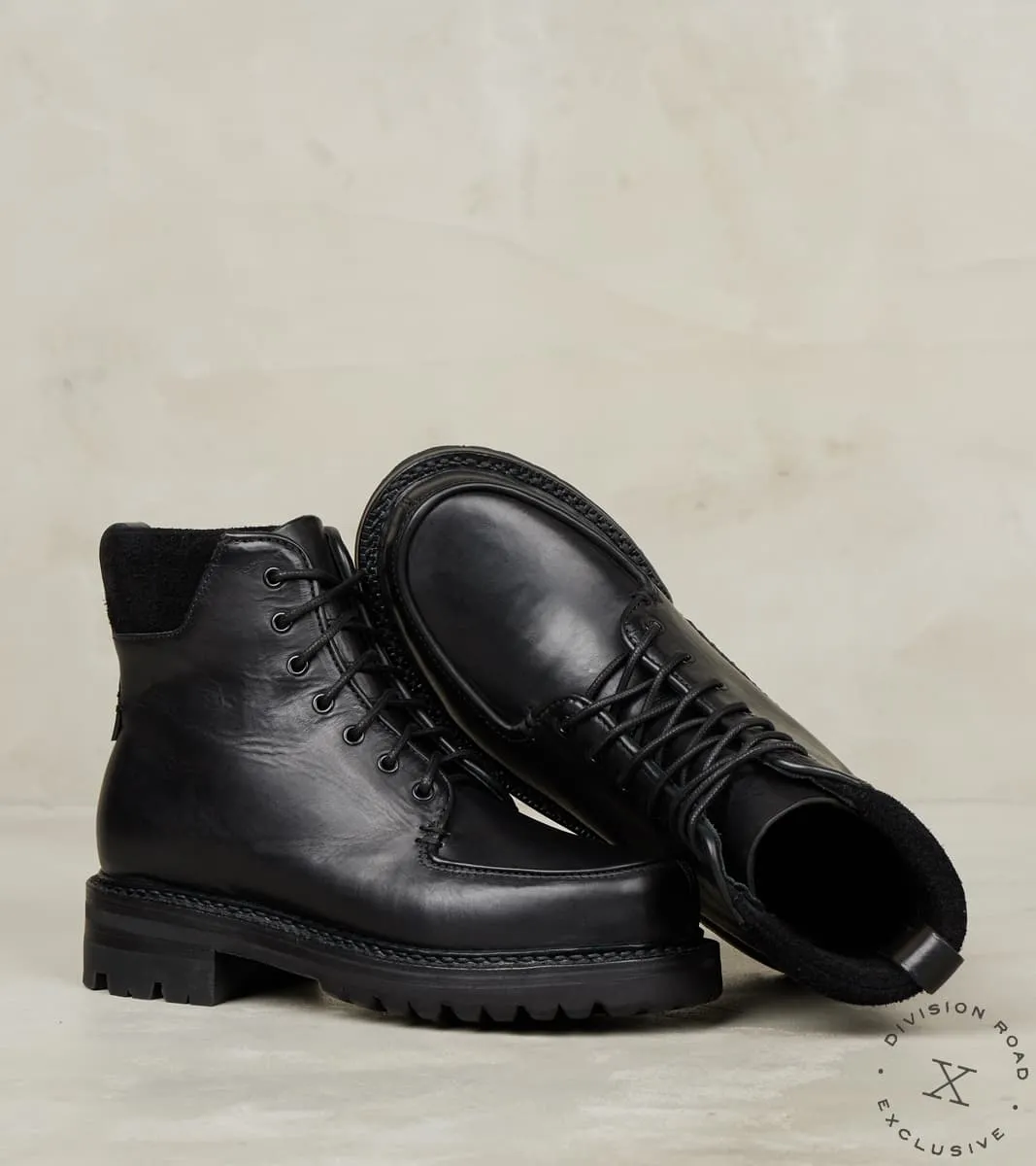 Military Moc High - Vibram ASP Gumlite - Nero Vachetta 800 Calf sold by Division Road product image thumbnail 3