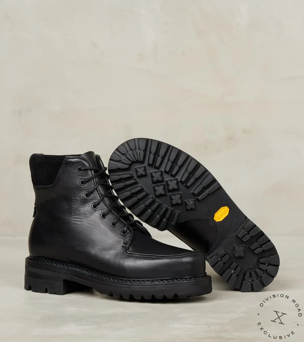Military Moc High - Vibram ASP Gumlite - Nero Vachetta 800 Calf sold by Division Road product image thumbnail 2