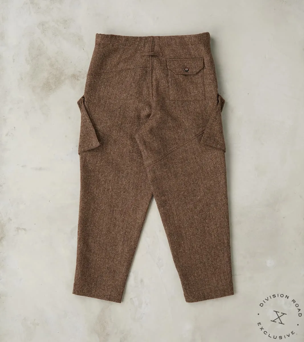 Swiss Army Cargo Trousers - Marling & Evans® Natural Undyed Herringbone Twill sold by Division Road product image thumbnail 2