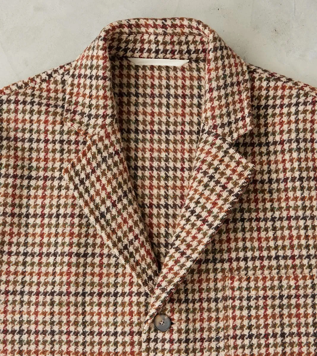 Harris Tweed Geography Teacher Jacket - Brick Red Houndstooth sold by Division Road product image thumbnail 4