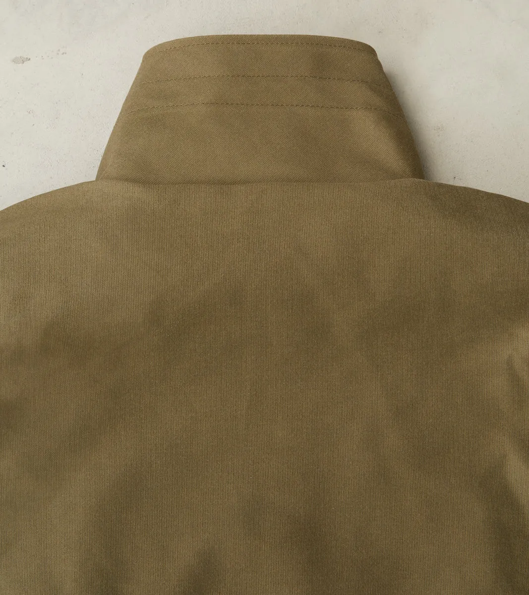 45-GRN - A2 Deck Jacket - 14oz Army Green Oiled Whipcord sold by Division Road product image thumbnail 5