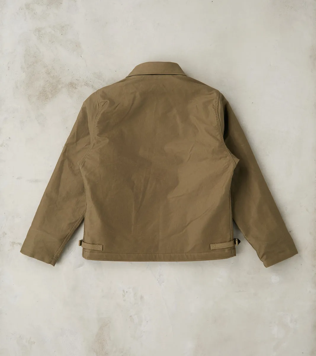 45-GRN - A2 Deck Jacket - 14oz Army Green Oiled Whipcord sold by Division Road product image thumbnail 2