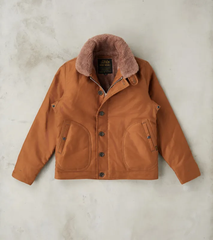 35-BRN - N1 Deck Jacket - 12oz Brown Whipcord sold by Division Road