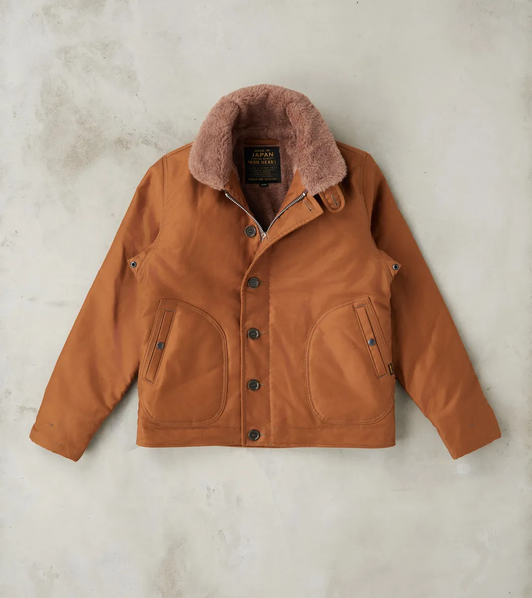 35-BRN - N1 Deck Jacket - 12oz Brown Whipcord sold by Division Road