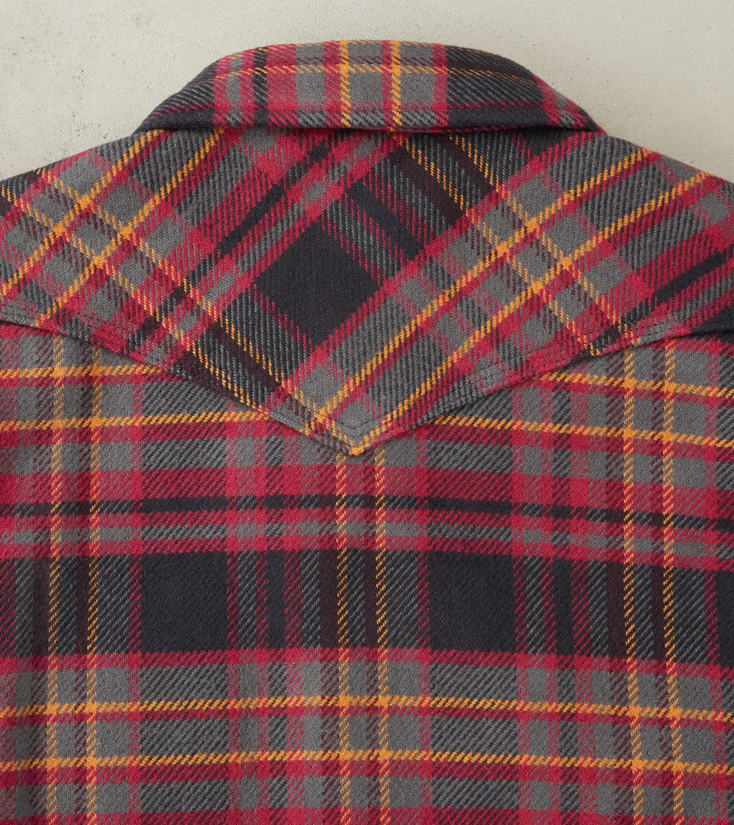 403-GRY - Western- 11oz Ultra Heavy Flannel Grey Check sold by Division Road product image thumbnail 4