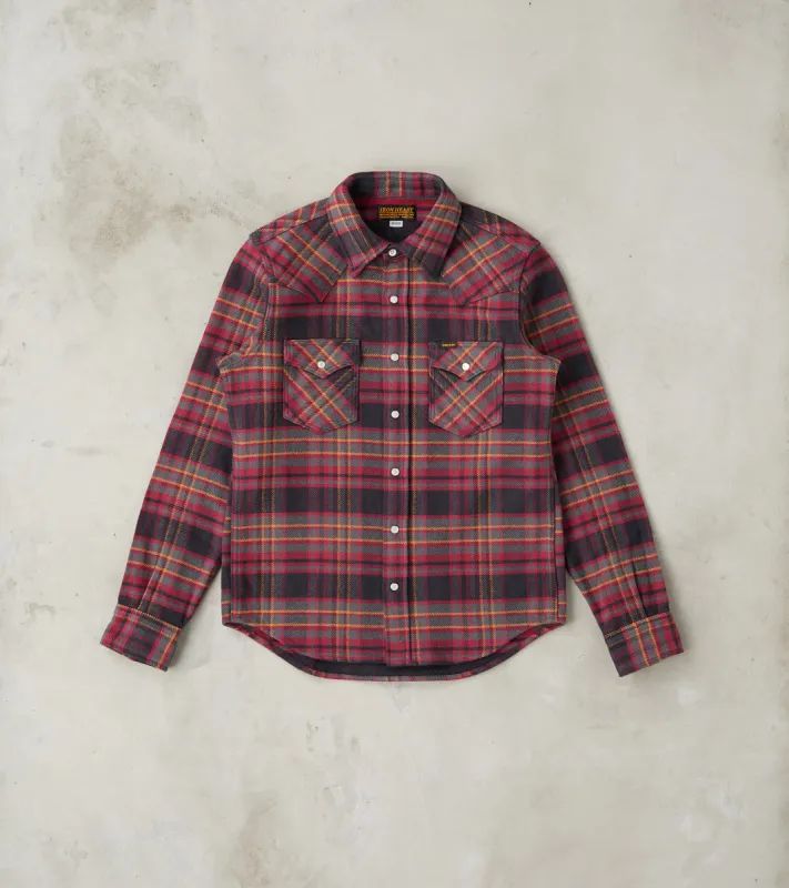 403-GRY - Western- 11oz Ultra Heavy Flannel Grey Check sold by Division Road