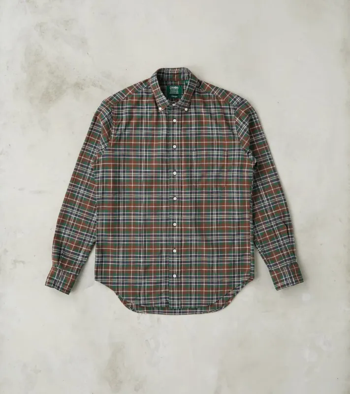 Green Brushed Ikat sold by Division Road