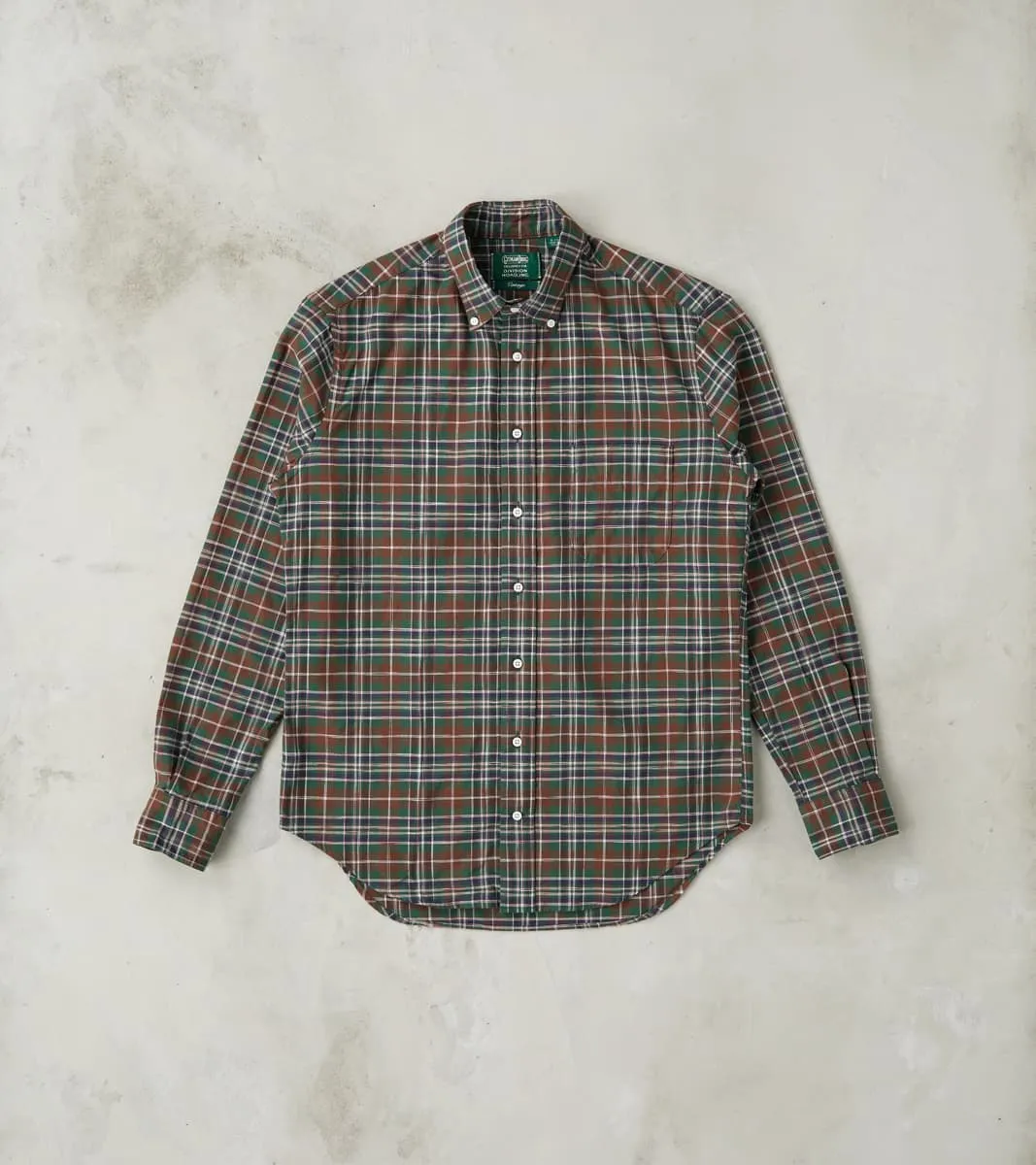 Green Brushed Ikat sold by Division Road