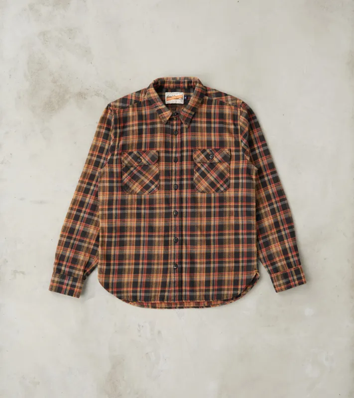 Jepson - Japanese Flannel - Black Plaid sold by Division Road