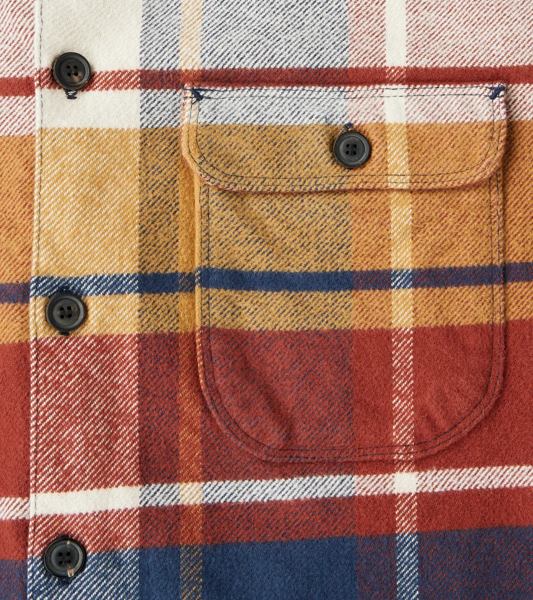 Benson - Japanese Heavyweight Flannel - Gold Plaid sold by Division Road product image thumbnail 5